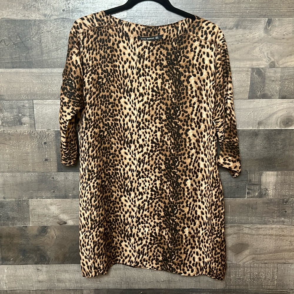 Animal Print Zara 3/4 Sleeve Dress
